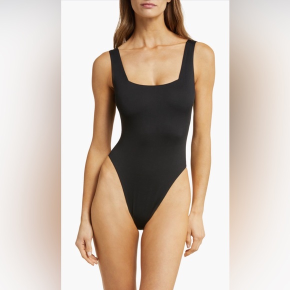 Vitamin A Mika One Piece Swimsuit Black Small $175